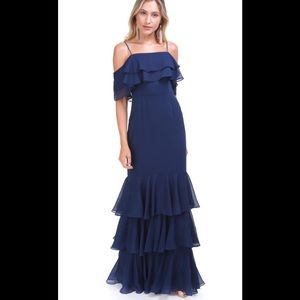 Wayf Lauren Cold shoulder maxi dress